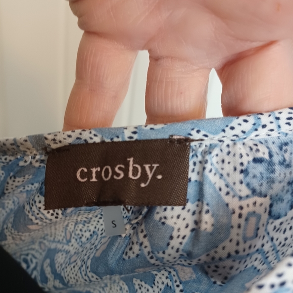 Crosby. Sleeveless Boho Blouse Top Women's Sz Small - Picture 4 of 7